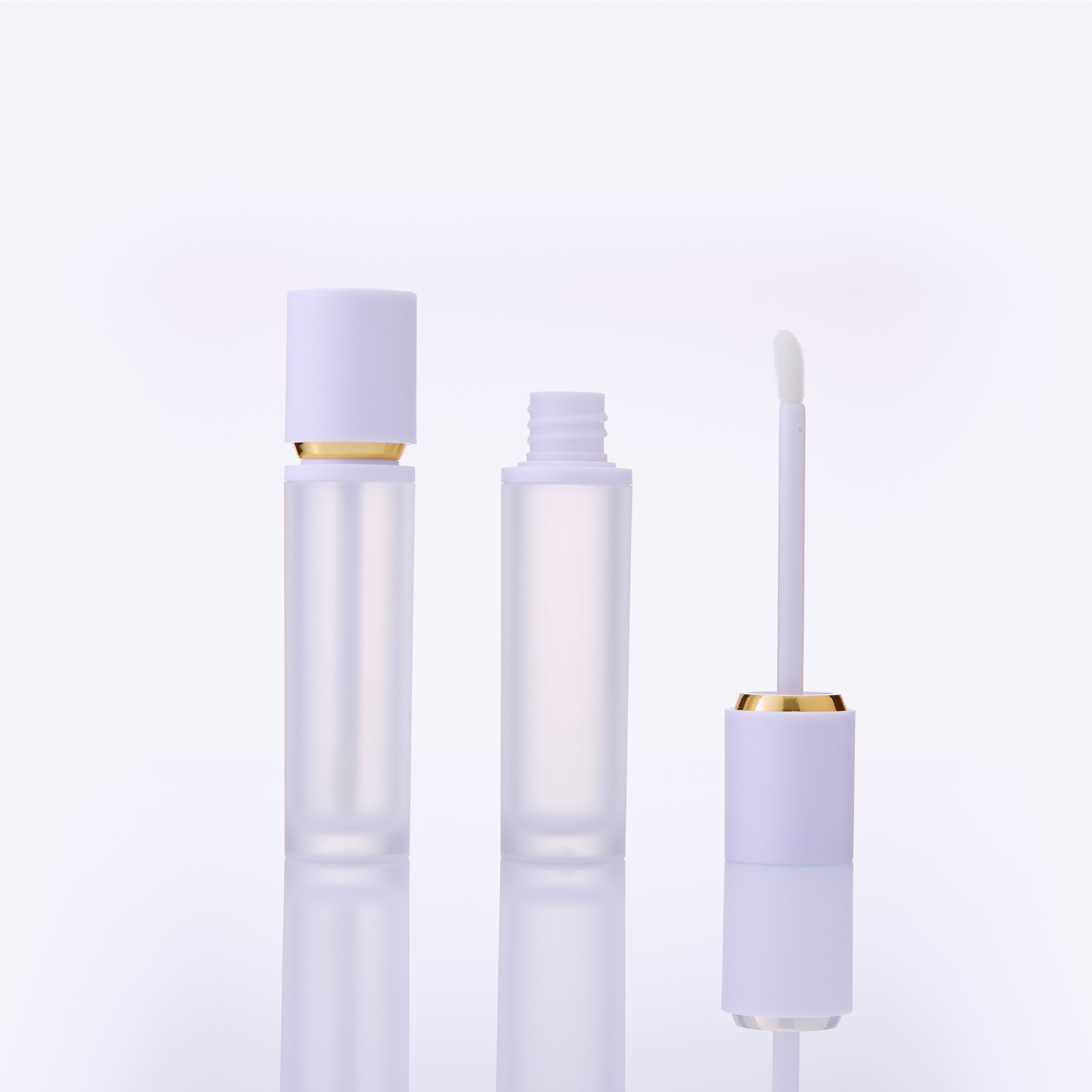Round gradient lip gloss tube wholesale lip glaze empty tube lip gloss eyeliner mascara tube packaging material capacity 8ml