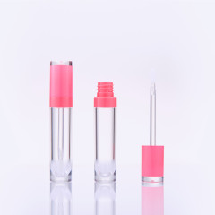 8ml lip glaze tube round transparent bottle co-injection lip gloss tube lipstick tube lip gloss sub-bottle