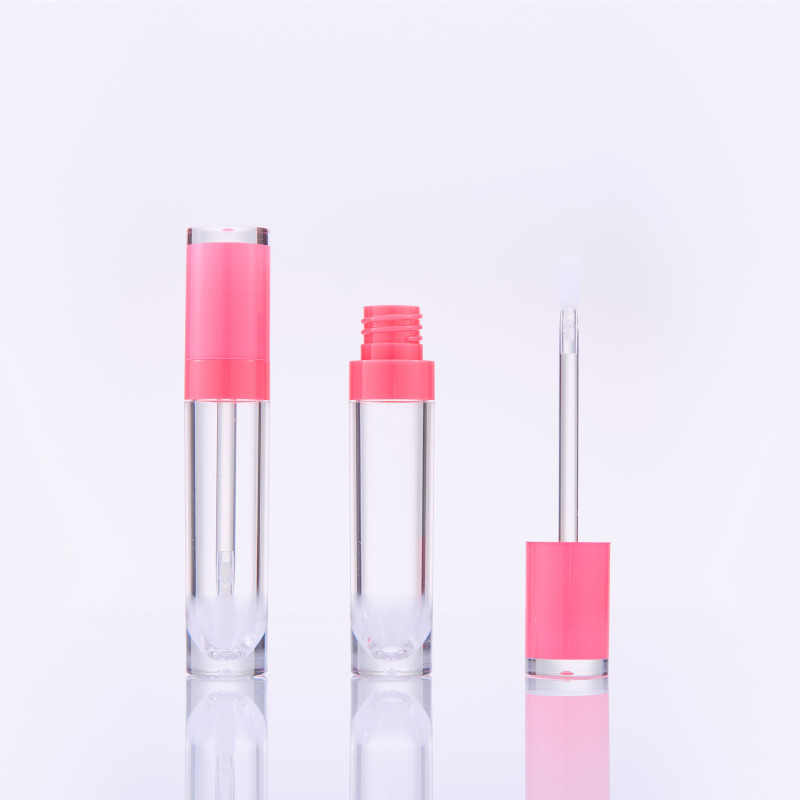8ml lip glaze tube round transparent bottle co-injection lip gloss tube lipstick tube lip gloss sub-bottle