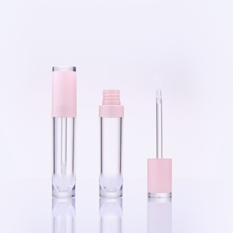 8ml lip glaze tube round transparent bottle co-injection lip gloss tube lipstick tube lip gloss sub-bottle