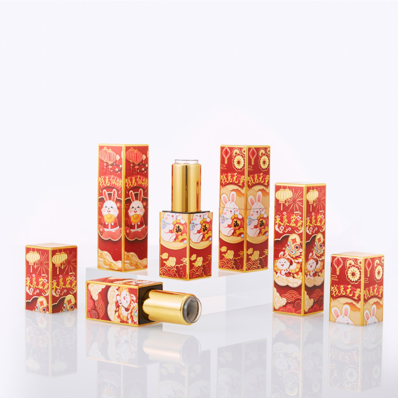 New Year Rabbit Year 3D Printed Magnetic Tube Lipstick Tube Homemade DIY Materials