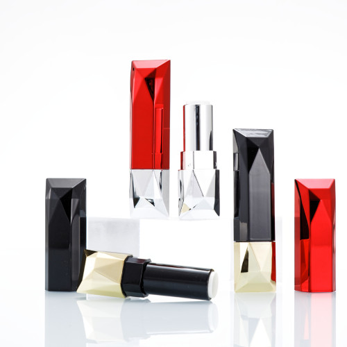 DIY lipstick tube empty tube diamond rhombus square homemade lipstick shell material