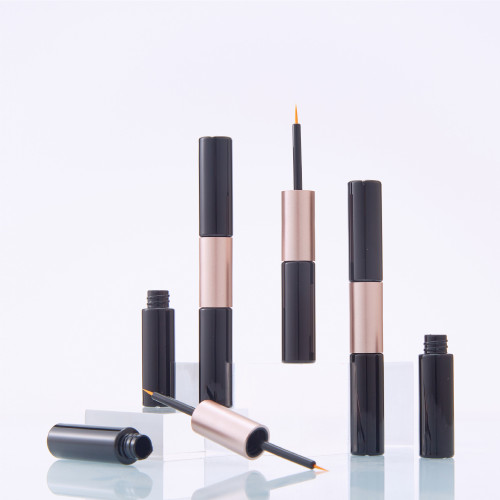 5ml double-ended round eyeliner tube empty tube eyeliner false eyelash growth liquid bottle eyeliner gel pen packaging material