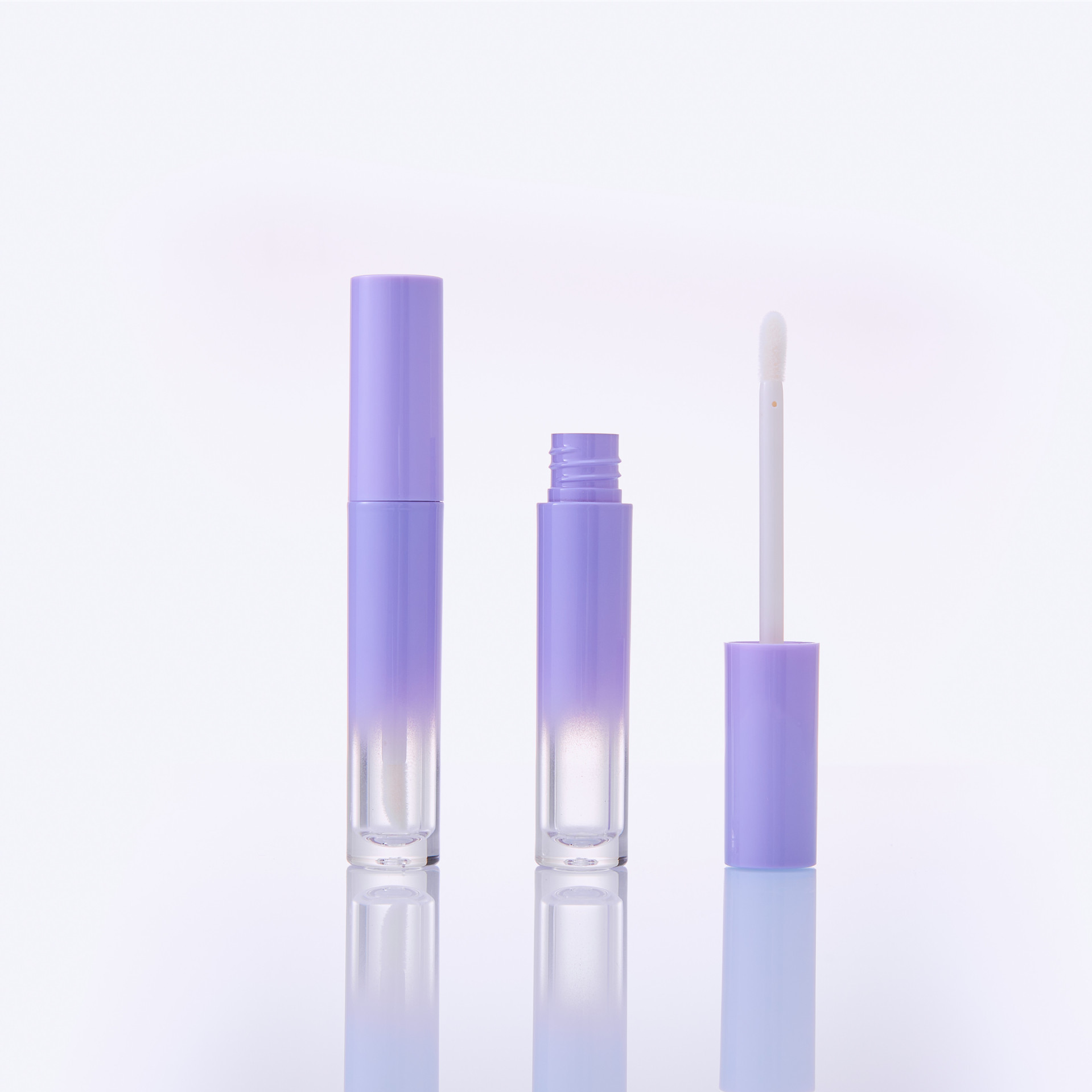 5ml lip glaze empty tube gradient purple pink lip gloss tube lipstick tube packaging material lip gloss sub-bottle