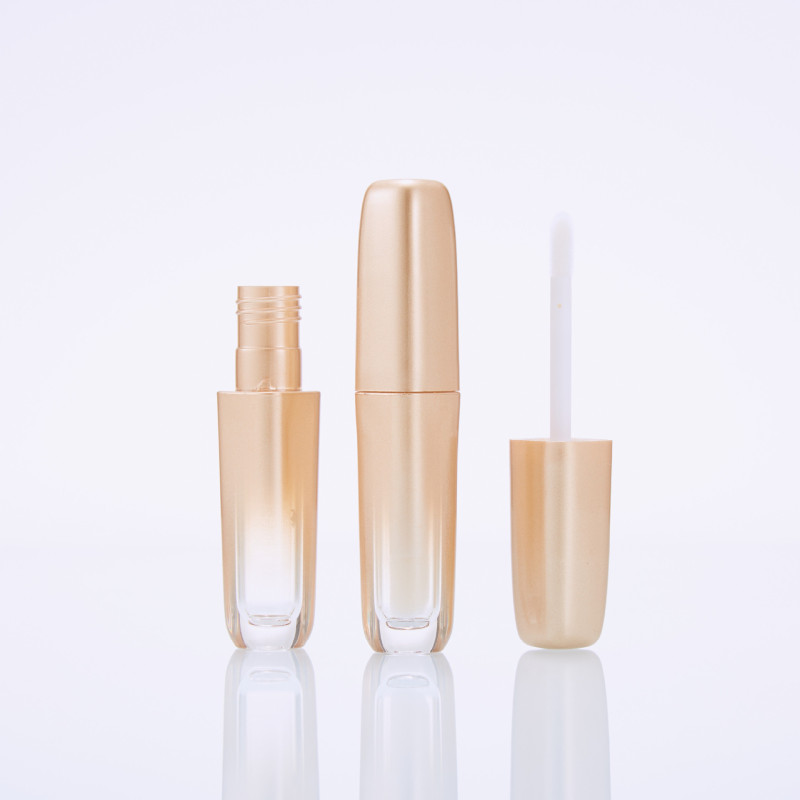 DIY gradient lip glaze empty bottle lipstick empty tube injection transparent gradient lip gloss tube cosmetics tube supply wholesale