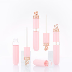 Lip glaze tube empty tube pink love lip gloss empty tube empty bottle DIY lip gloss sub-bottle lipstick tube empty tube capacity 5ml