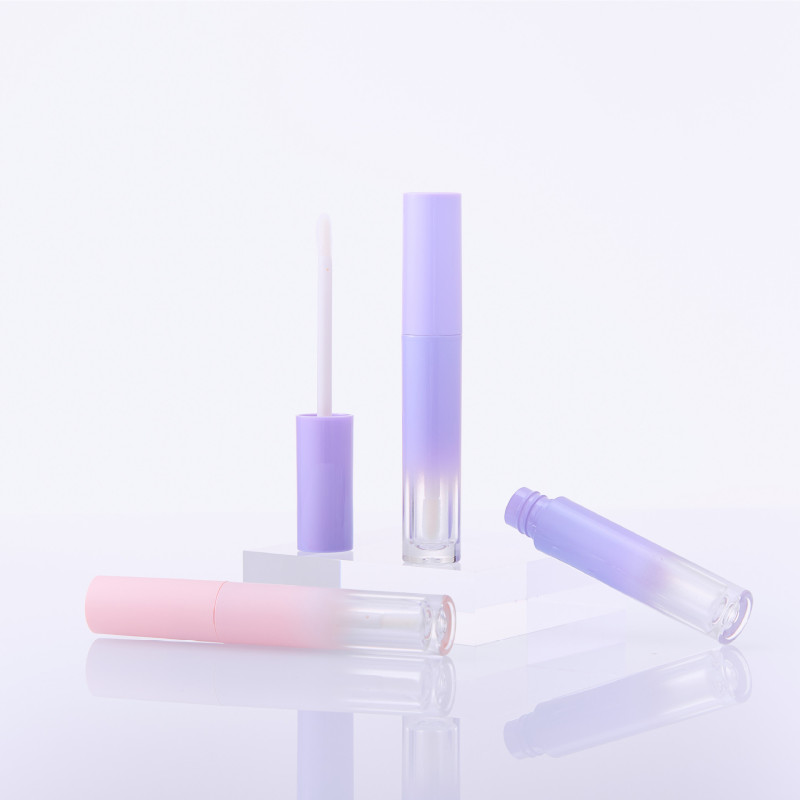 5ml lip glaze empty tube gradient purple pink lip gloss tube lipstick tube packaging material lip gloss sub-bottle
