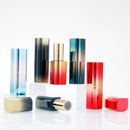 DIY lipstick tube caliber magnetic buckle magnetic lipstick empty tube with magnet gradient color makeup new