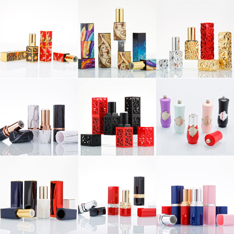 Magnetic lipstick tube packaging material Magnetic lipstick tube DIY lipstick tube empty tube spot wholesale