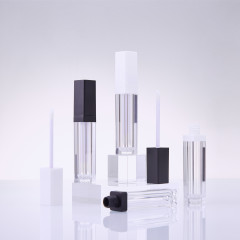 Frosted square lip gloss tube wholesale lip glaze bottle lip gloss tube empty tube packaging material sub-bottle capacity 7ml