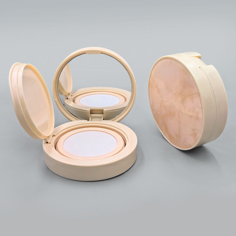 Custom magnetic button air cushion box 15g with mesh cosmetic packaging liquid foundation BB cream air cushion empty box