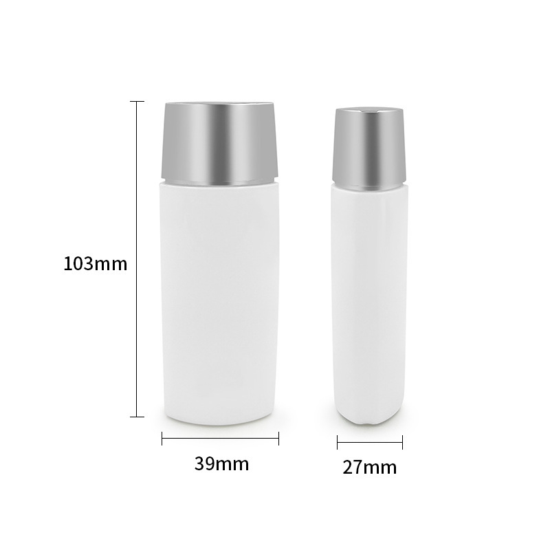 Small white bottle sunscreen isolation bottle packaging hand cream lotion bottle cosmetic skin care product bottle packaging custom