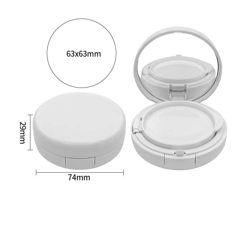 Double-layer air cushion box bbcc cream packaging box cosmetic packaging material with mirror powder puff makeup packaging