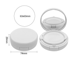 Double-layer air cushion box bbcc cream packaging box cosmetic packaging material with mirror powder puff makeup packaging