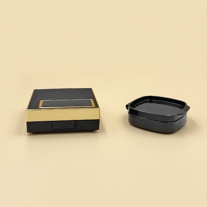 Korean hot-selling square gold-rimmed air cushion box cosmetic packaging air cushion quadrilateral air cushion bb cream packaging box