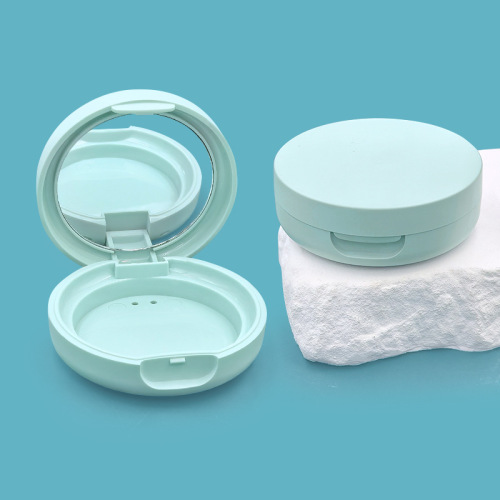 Hot selling small fresh thin powder box Same oil absorbing powder makeup empty box packaging material can be customized