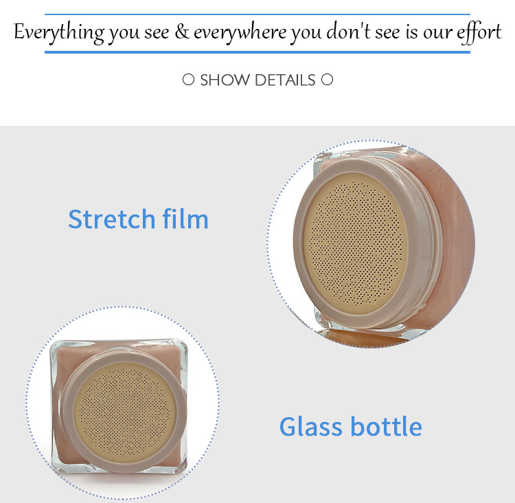 Square round cover air cushion empty box 15g liquid foundation BB cream packaging empty box cosmetic packaging container