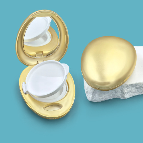 Plastic skin care packaging material high-end water drop shape magnetic opening and closing foundation air cushion box can be customized