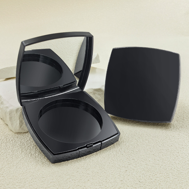 Packaging material powder box square single compartment cosmetics blush contour concealer empty box brand homemade