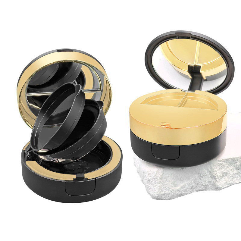 Hot selling double layer air cushion 12+8 powder blush integrated packaging material fast production period can be customized