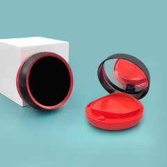 Red and black air cushion box round 15g concealer air cushion box BB cream cosmetic packaging material air cushion box makeup packaging material