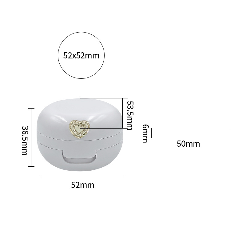 20g lip mask bottle packaging material Internet celebrity lip mask box with mirror lip balm sub-bottle can be customized