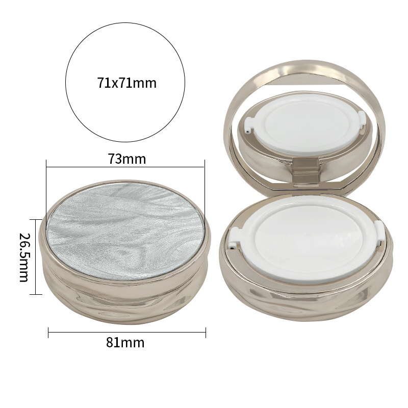 Round magnetic air cushion box empty box 15g makeup packaging air cushion concealer liquid foundation CC cream packaging box can be customized