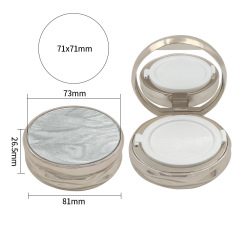 Round magnetic air cushion box empty box 15g makeup packaging air cushion concealer liquid foundation CC cream packaging box can be customized