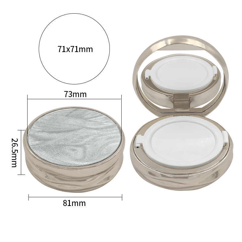 Round magnetic air cushion box empty box 15g makeup packaging air cushion concealer liquid foundation CC cream packaging box can be customized