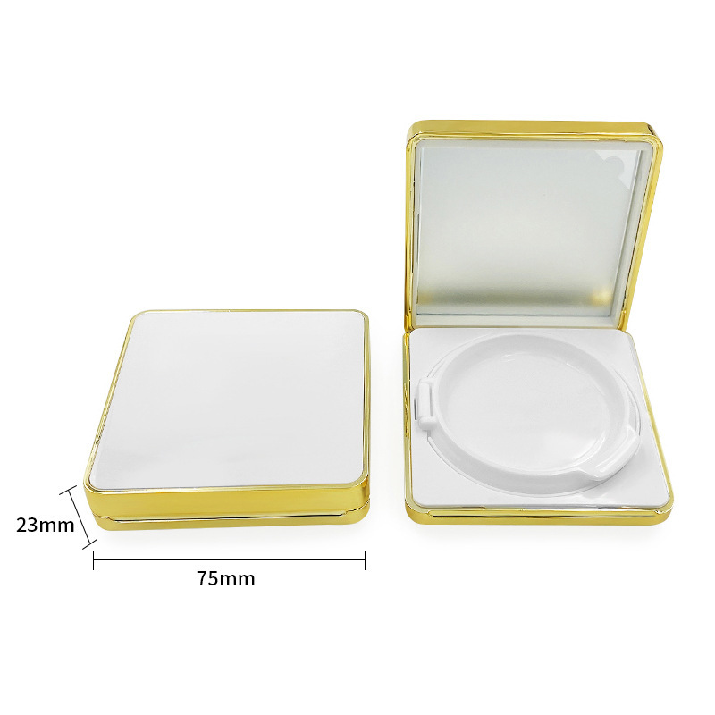 Customized square gold magnetic air cushion box BB cream liquid foundation packaging air cushion box cosmetic packaging material