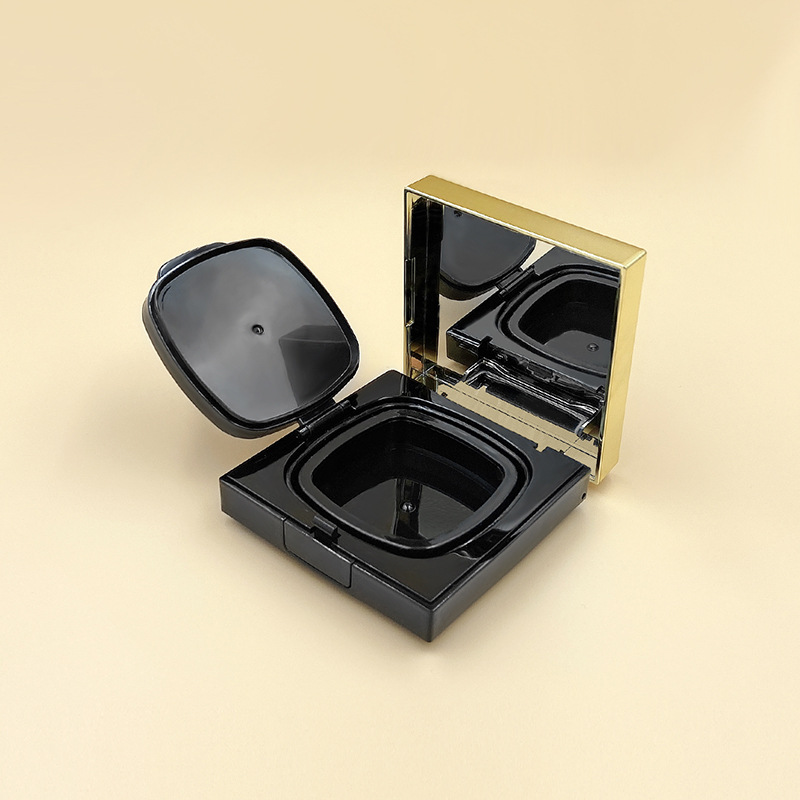 Korean hot-selling square gold-rimmed air cushion box cosmetic packaging air cushion quadrilateral air cushion bb cream packaging box