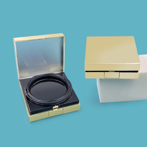Electroplating gold square air cushion box packaging material liquid foundation cc cream DIY homemade air cushion empty box