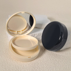 High-end round air cushion box powder box packaging material with mirror contour highlight disc clip-on liquid foundation BB cream box