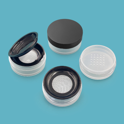 Loose powder box packaging material empty box 10g 20g portable sample containing powder puff loose powder packaging box packaging material