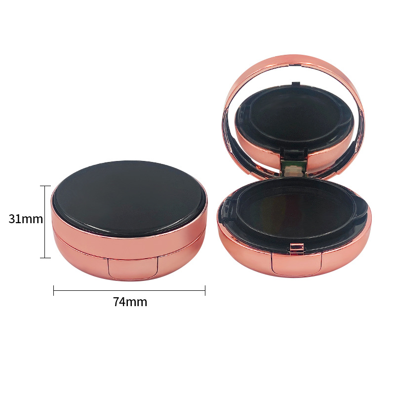 High-grade round air cushion packaging material, air cushion empty box, air cushion BB cream foundation replacement pack with buckle makeup packaging material