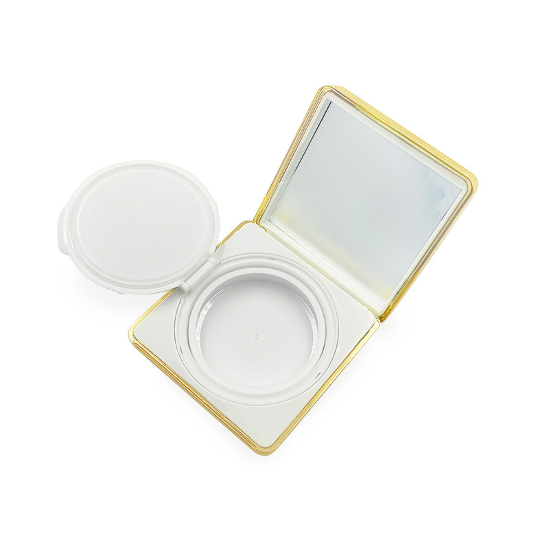 Customized square gold magnetic air cushion box BB cream liquid foundation packaging air cushion box cosmetic packaging material