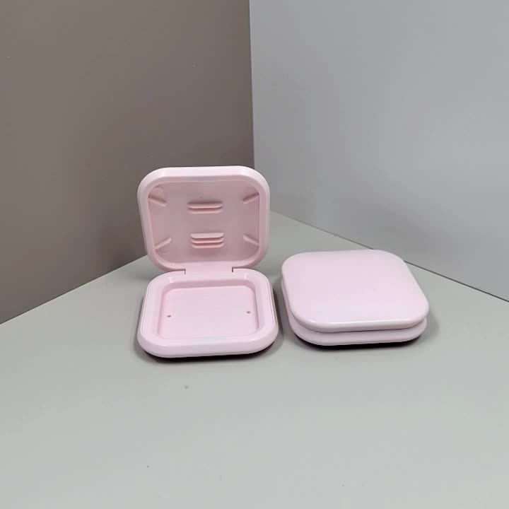Magnetic 5g same style cream box with mirror blush box plastic packaging material high-end perfume solid perfume