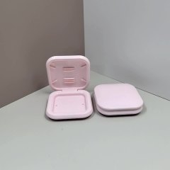 Magnetic 5g same style cream box with mirror blush box plastic packaging material high-end perfume solid perfume