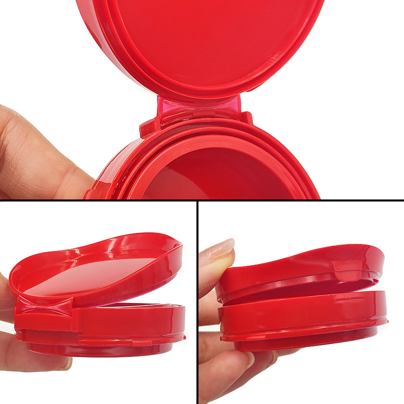 Red and black air cushion box round 15g concealer air cushion box BB cream cosmetic packaging material air cushion box makeup packaging material
