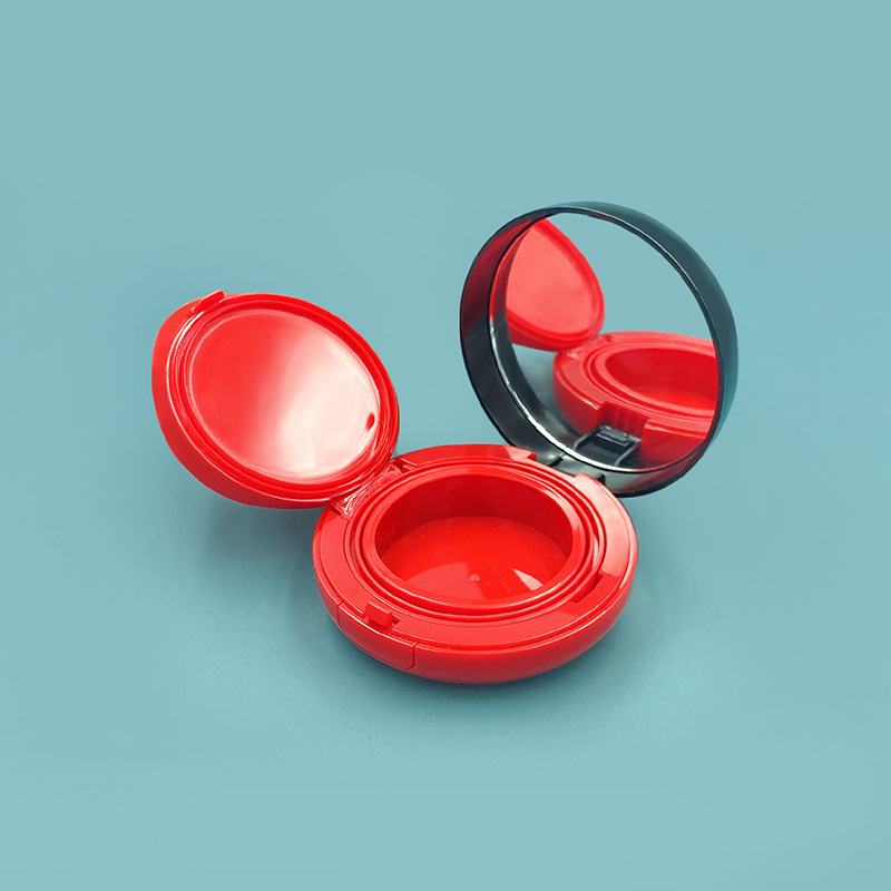 Red and black air cushion box round 15g concealer air cushion box BB cream cosmetic packaging material air cushion box makeup packaging material