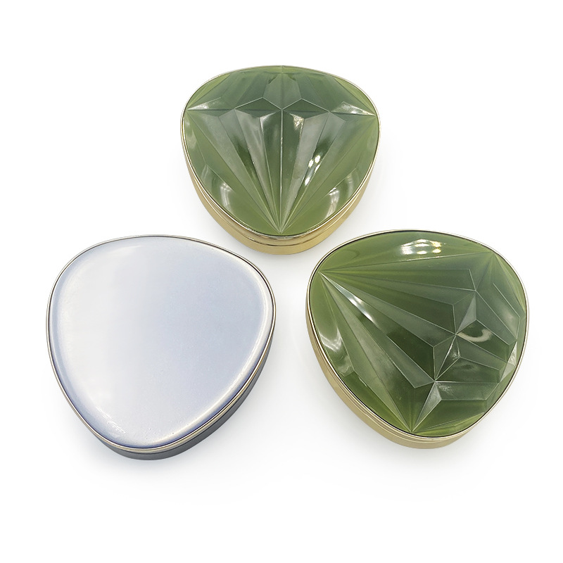 High-grade triangular diamond top piece magnetic buckle BB cream air cushion empty box liquid foundation packaging box makeup