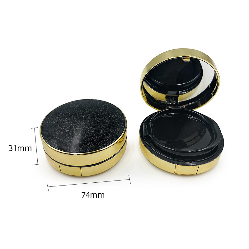 Air cushion box packaging material Air cushion empty box can be noted to help assemble powder box makeup powder box with powder puff packaging material