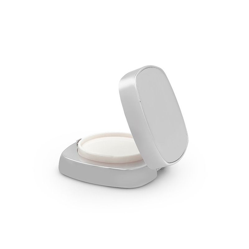 Electroplated silver air cushion box cosmetic packaging material bb cream air cushion packaging box empty box 15g high-definition mirror DIY custom