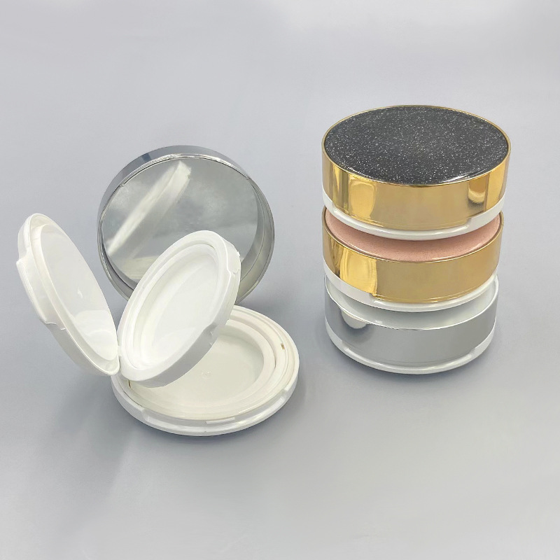 Round double-layer air cushion box empty box Pressed powder air cushion BB cream CC cream concealer dual-purpose two-in-one packaging box packaging material