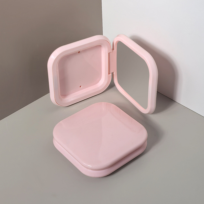 Magnetic 5g same style cream box with mirror blush box plastic packaging material high-end perfume solid perfume