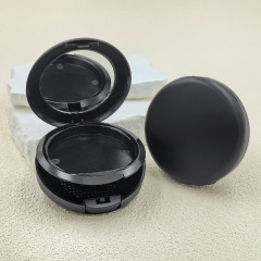Customized love-shaped flip-top powder box highlight concealer packaging plastic empty box cosmetics packaging