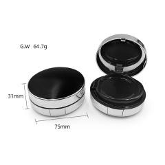Black edge silver 15g air cushion packaging material 15g air cushion box empty box packaging material air cushion concealer liquid foundation