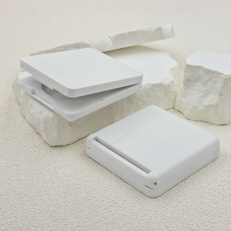 Hot-selling square powder packaging material direct supply flip cover concealer highlight contour blush makeup packaging tray custom made