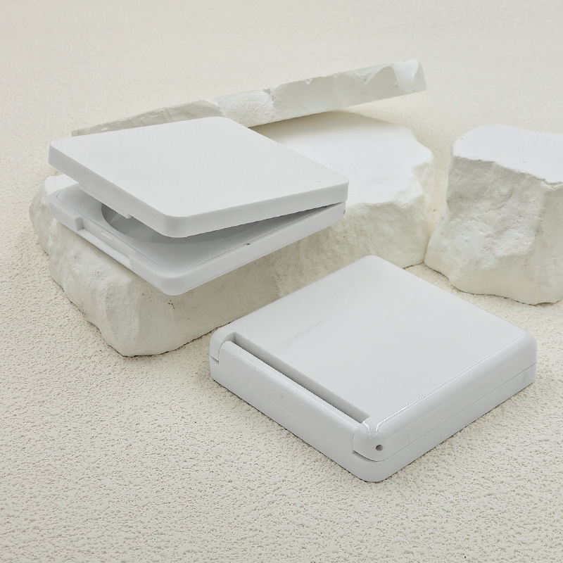 Hot-selling square powder packaging material direct supply flip cover concealer highlight contour blush makeup packaging tray custom made