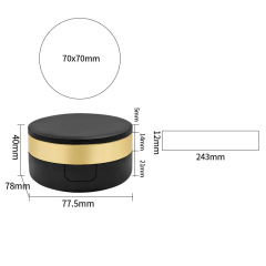 Hot selling double layer air cushion 12+8 powder blush integrated packaging material fast production period can be customized